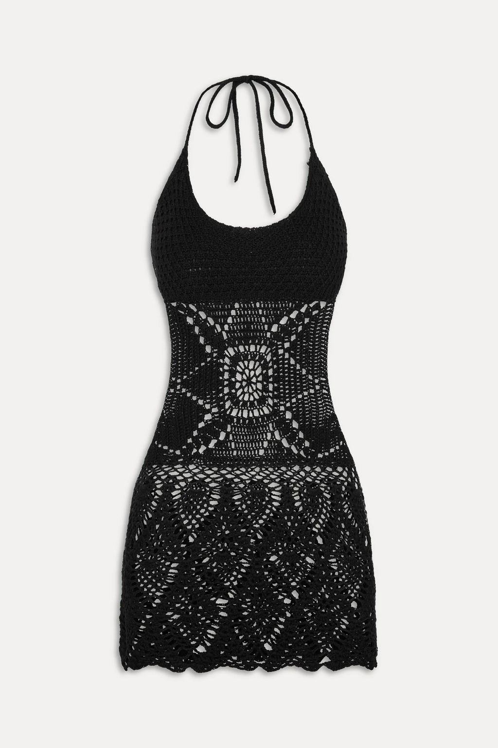 x JENNIE Gabriella Crochet Coverup - Black