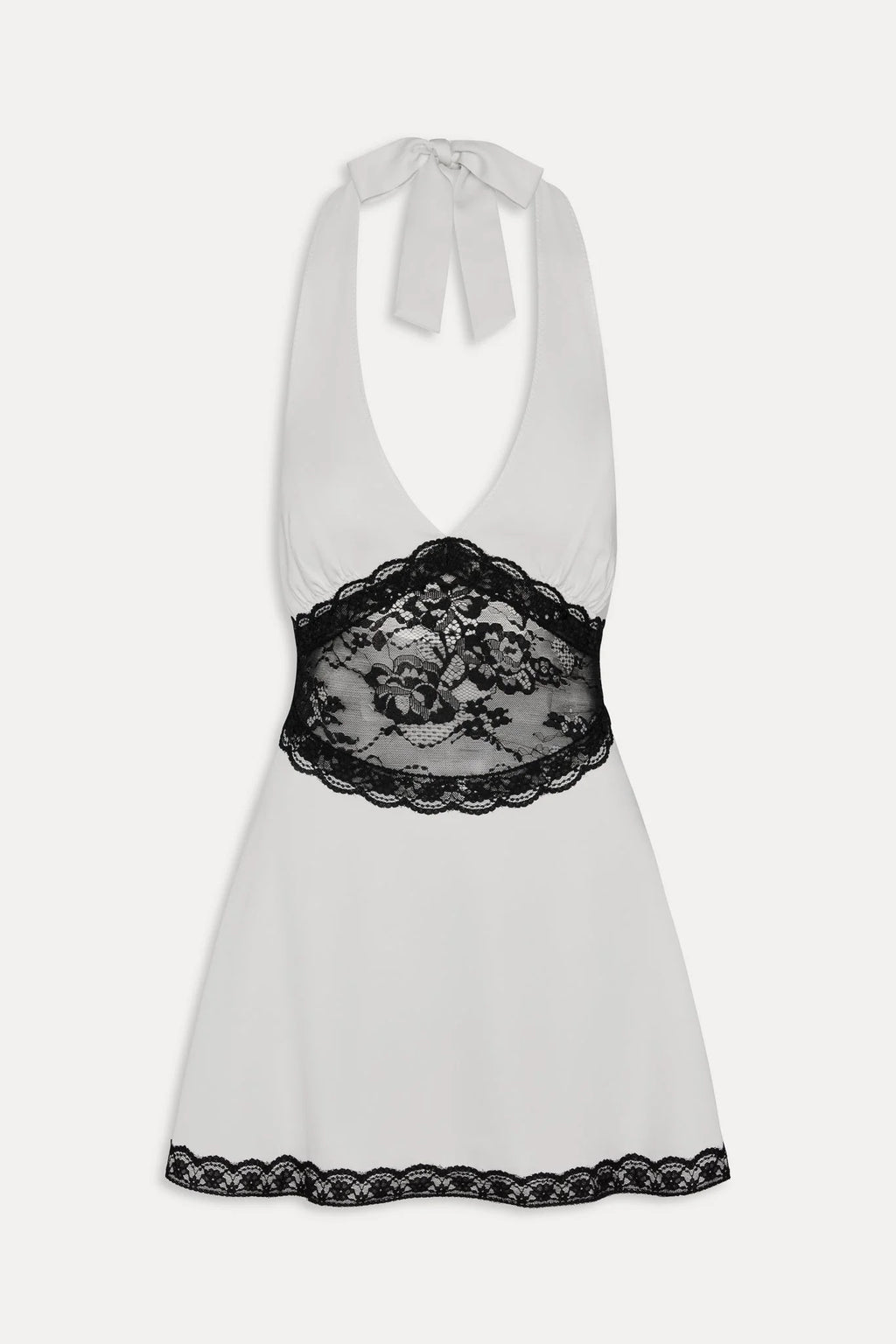 Audrey Satin Mini Dress - Soft Sand