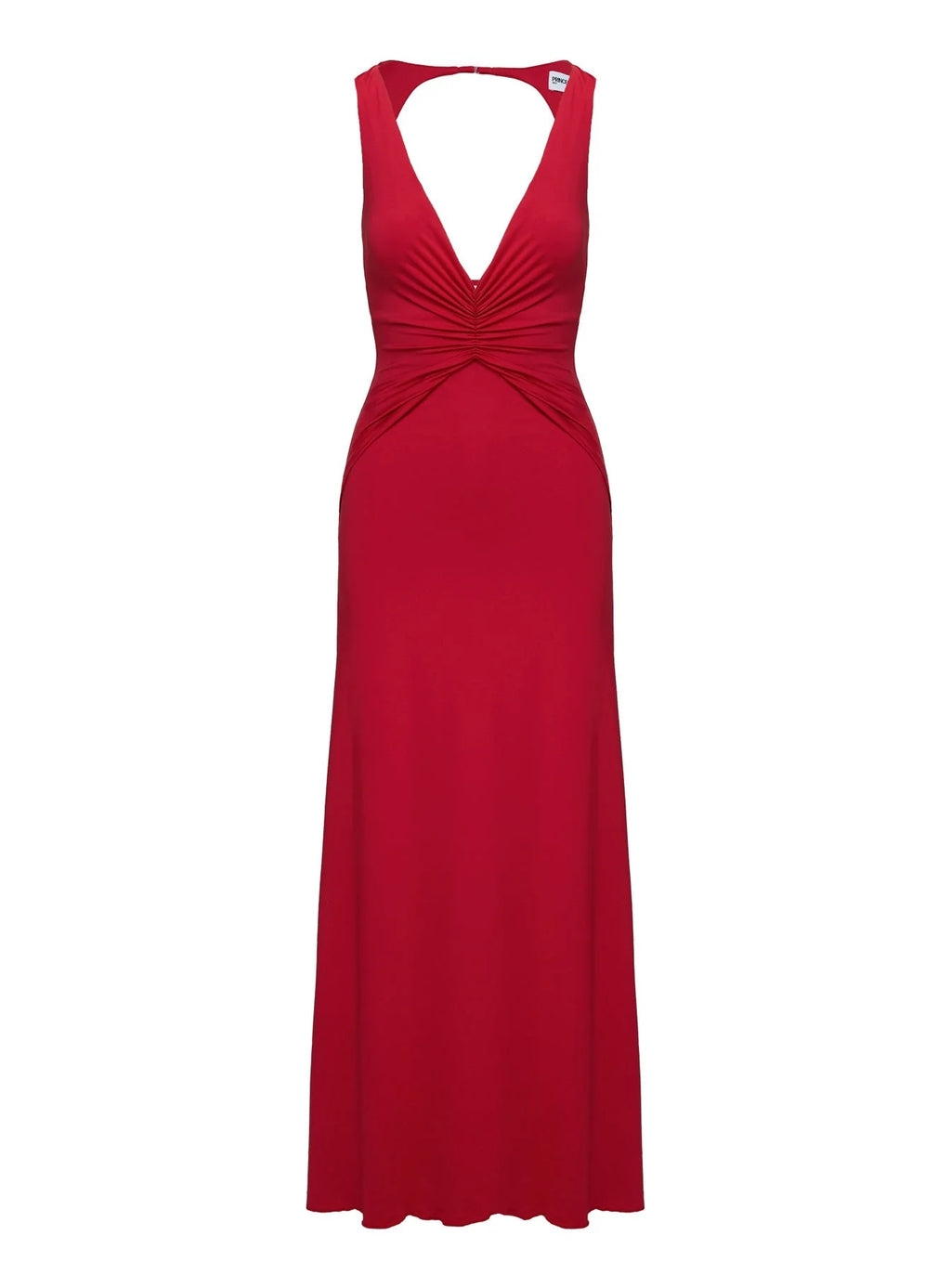 Frederica Plunge Maxi Dress Red
