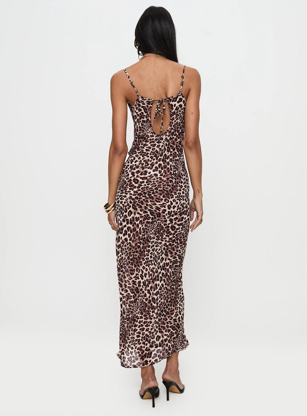 Paolina Maxi Dress Leopard