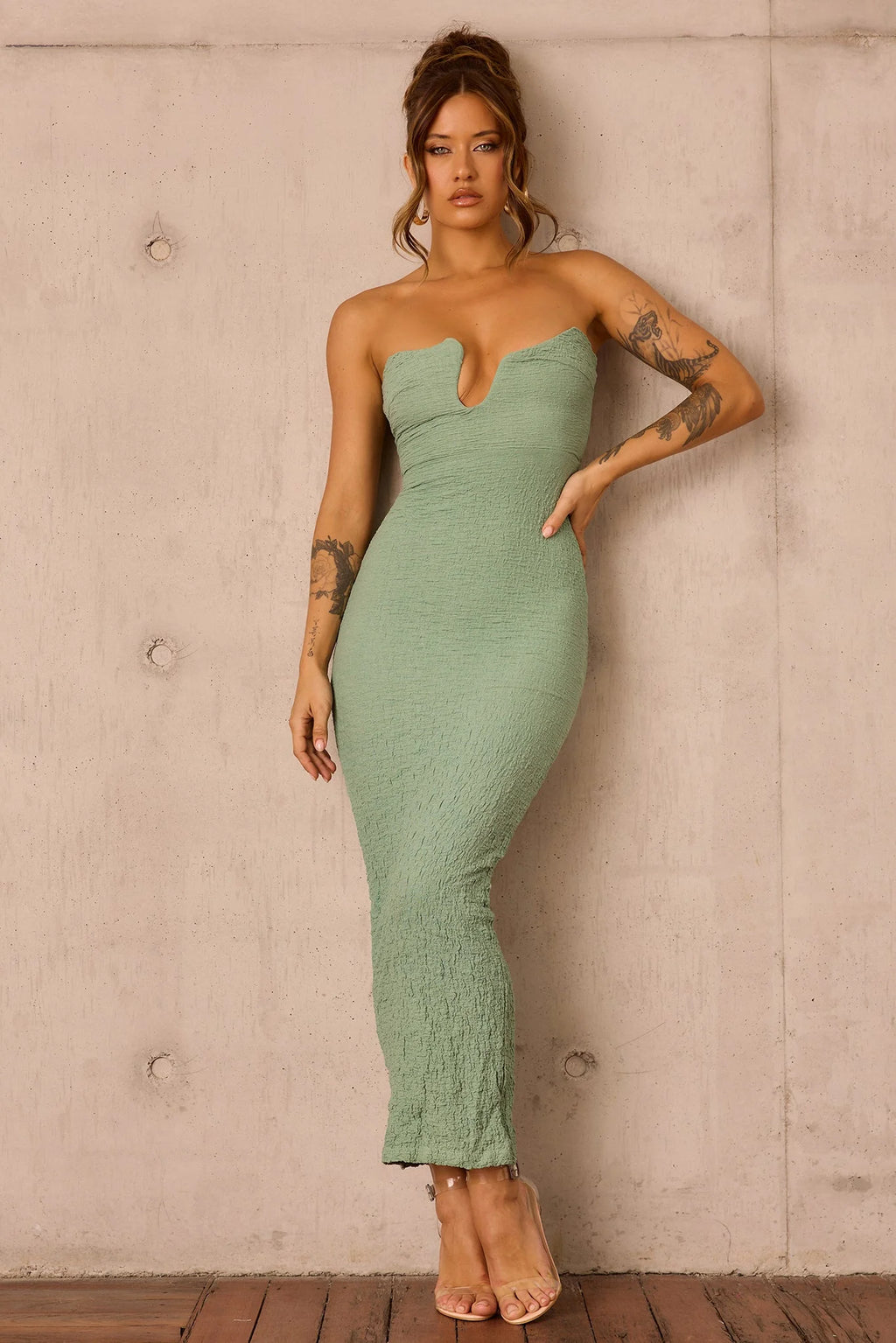 Saya Midi Dress - Sage