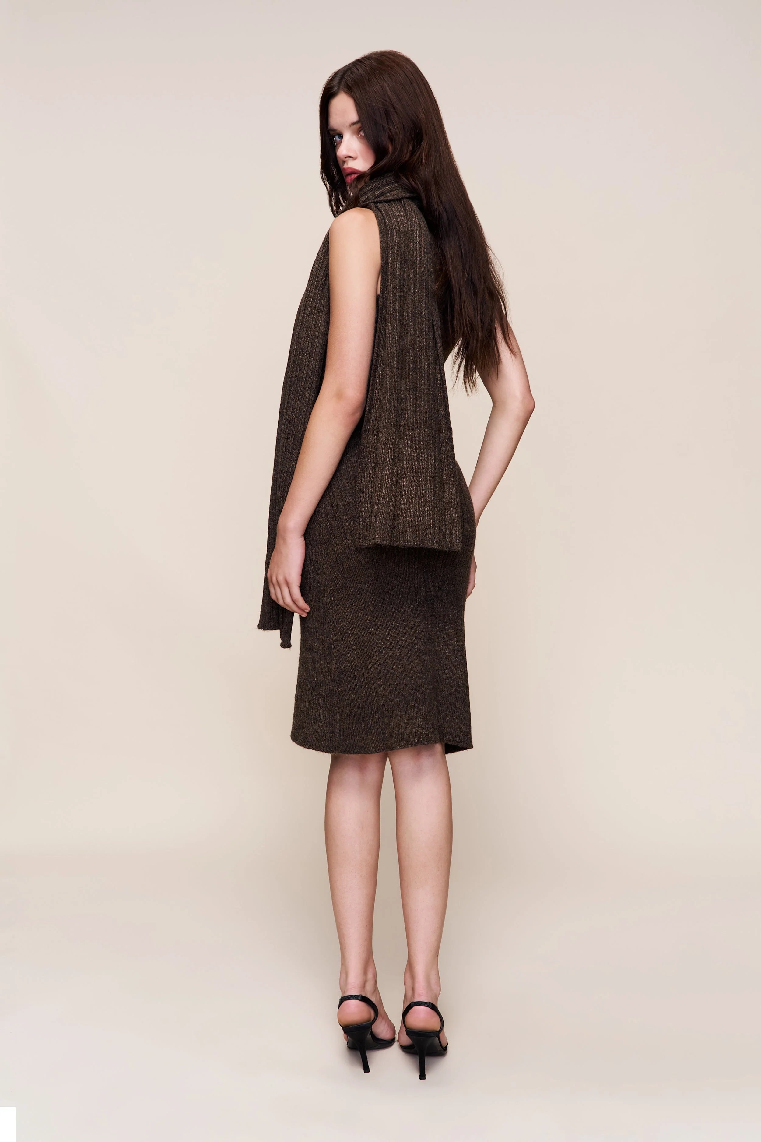 Hooded Knit Dress