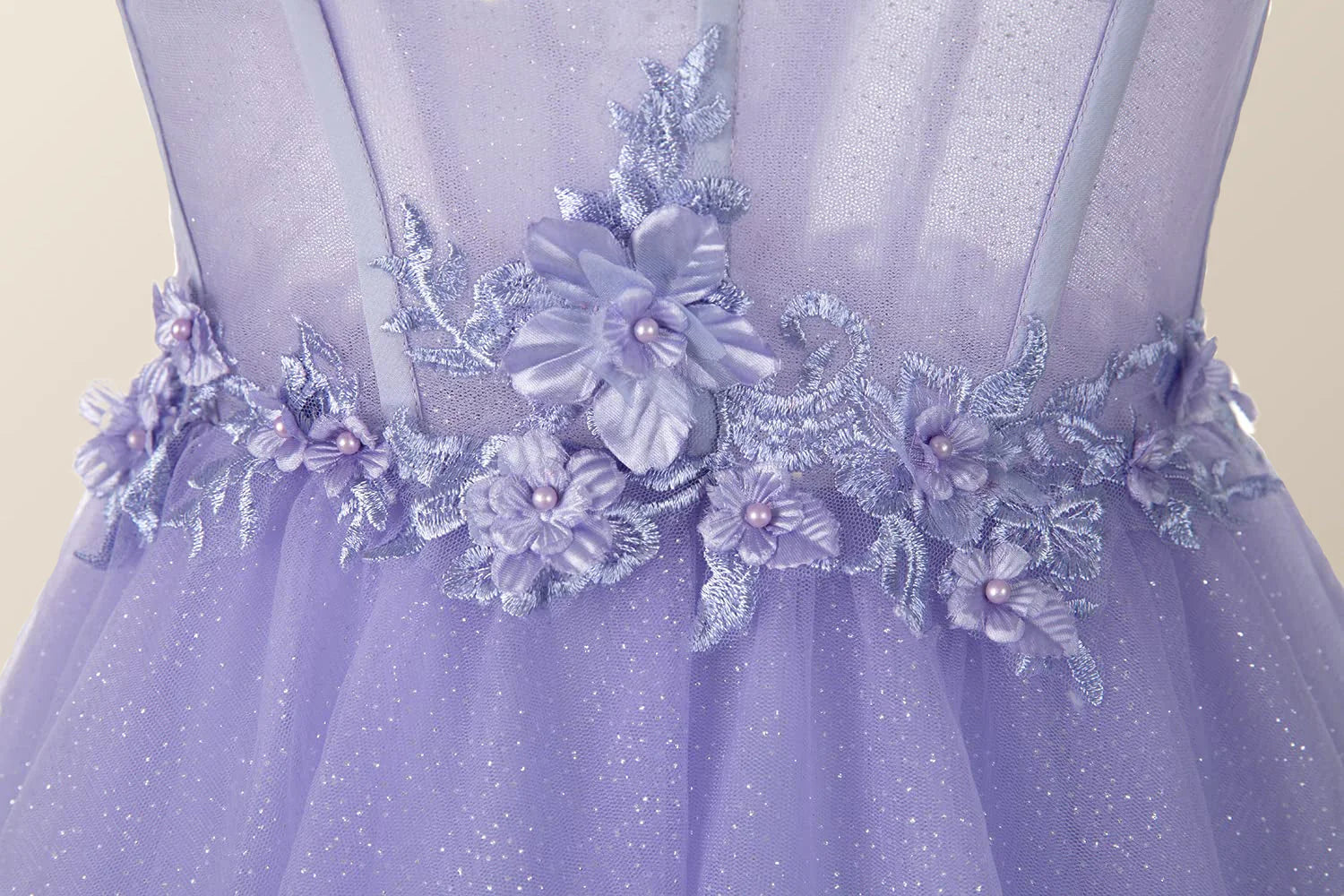 Lavender Corset A-line Short Homecoming Dress