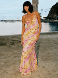 Lauraline Maxi Dress Pink / Floral