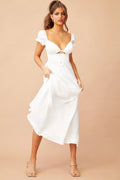 Jasmine Midi Dress - White