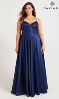 Faviana Long Plus-Size Formal Dress 9578