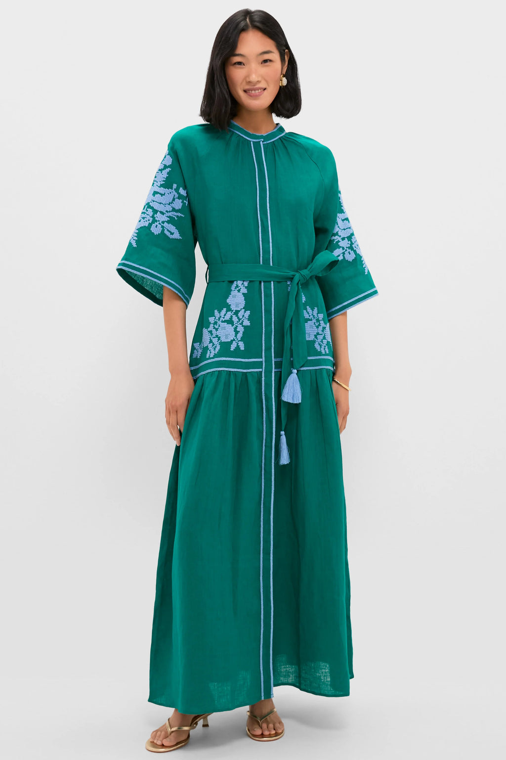 Emerald Swan Dress