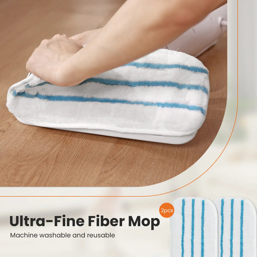Lightweight Steam Mop Cleaner with Fast Heat & Multi Surface Cleaning