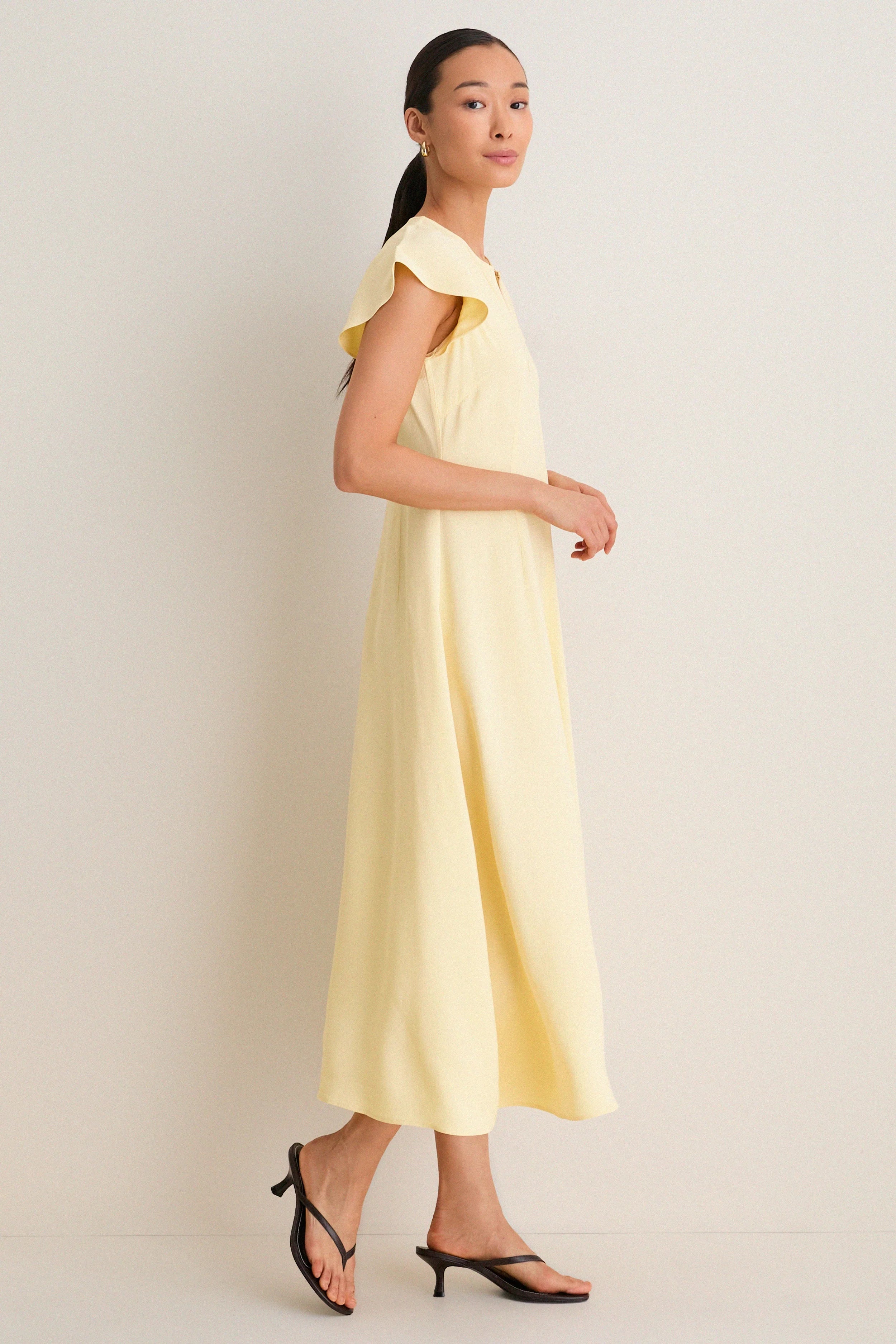 Double Cream Gisa Zip Dress