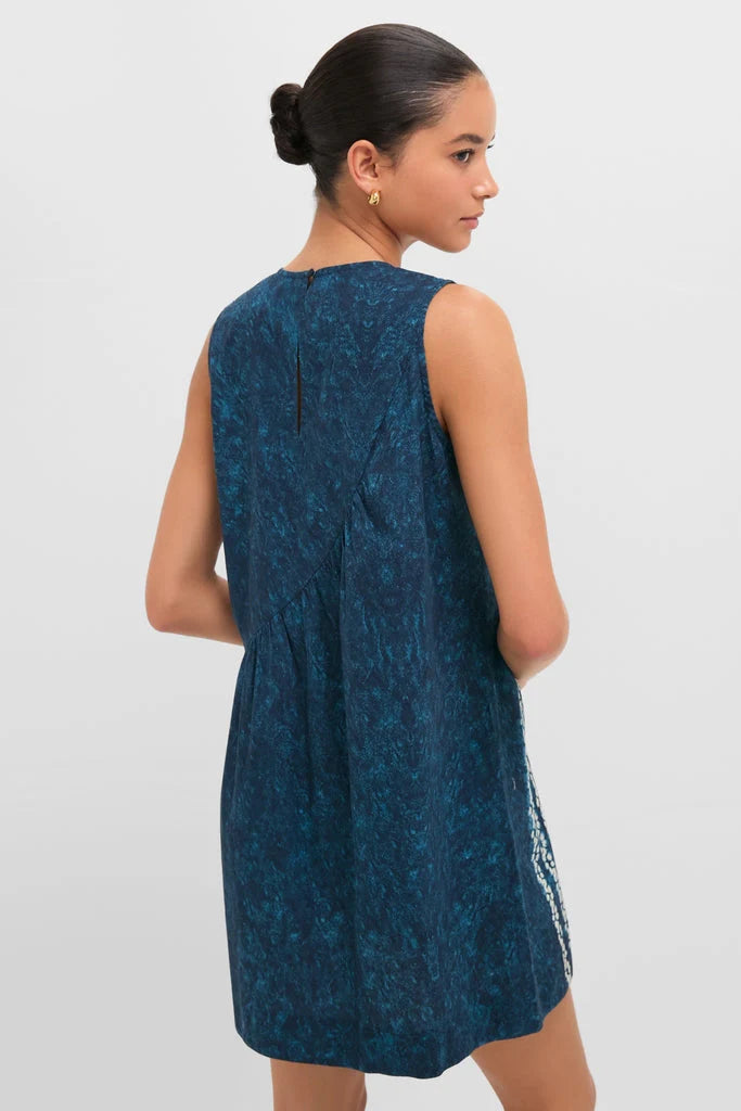 Indigo Mariner's Knot Clements Dress