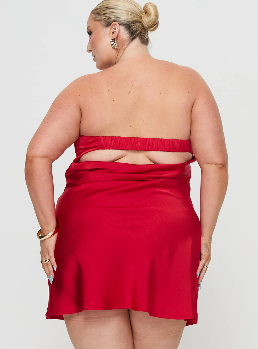 Phillipa Mini Dress Red Curve