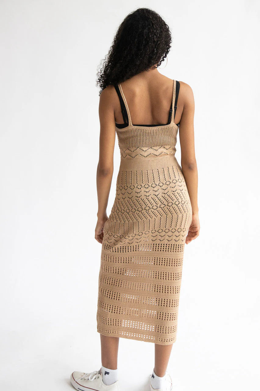 Pointelle Maxi Dress