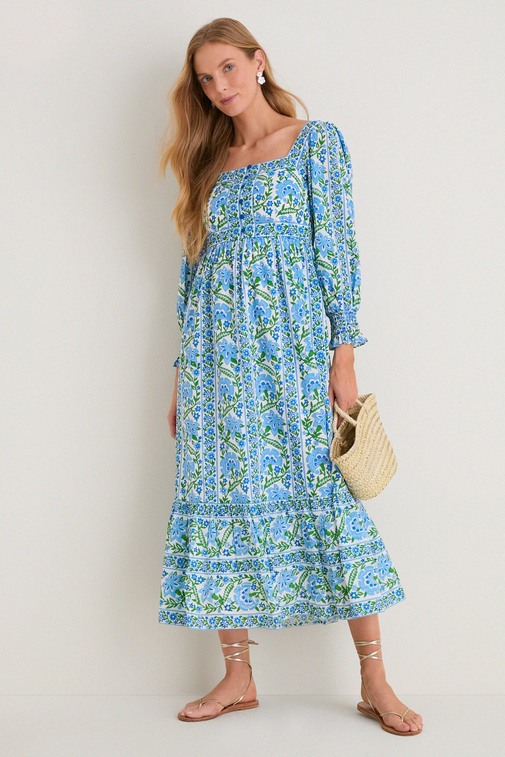 Sapphire Border Lucia Dress