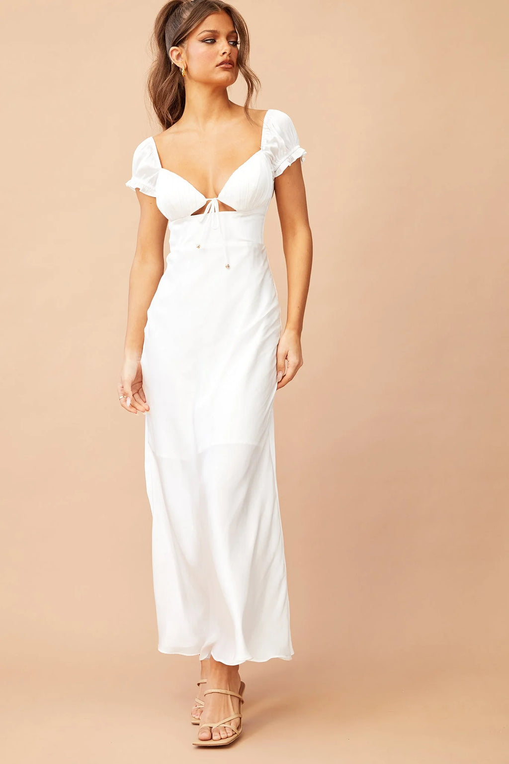 Jasmine Midi Dress - White