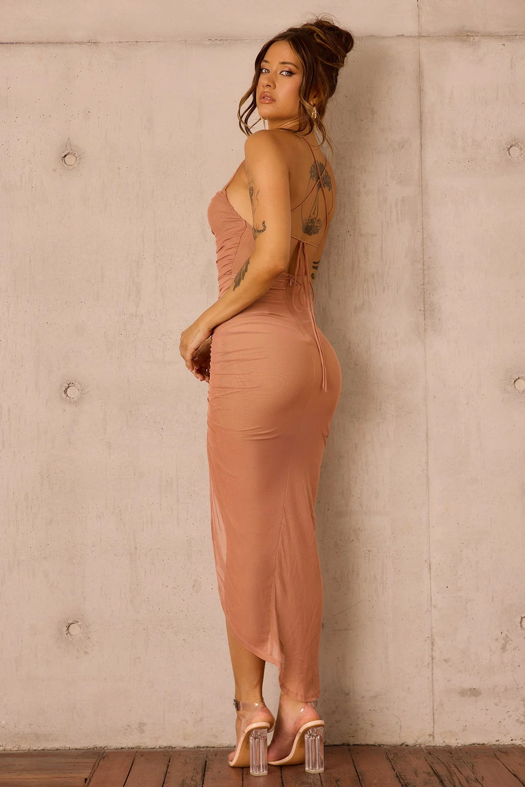Last Dance Midi Dress - Mocha
